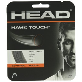 (18g) - HEAD Hawk Touch Tennis String ブラック