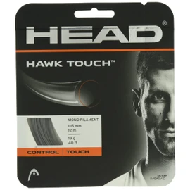 (18g) - HEAD Hawk Touch Tennis String ブラック