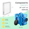 HSIAMEN F301H HEPA Filter Compatible with BlueDri Air Scrubber Air