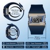 10 ATM Water Resistant Digital Watch with Multiple Functions Lap