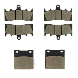 SOMMET Front and Rear Brake Pads for Suzuki GSX 1300 R Hayabusa 1999-2007 TL1000 1998-2002/Kawasaki ZRX 1200 S (01-04) ZX7R (96-03) ZRX 1100 (97-00) LT1 888-18 8-63