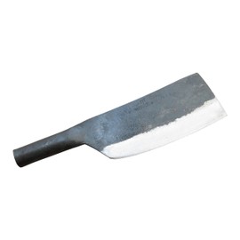 Crude - Chinese Style Carbon Steel Meat Cleaver, Super Sharp, Hand Forged
