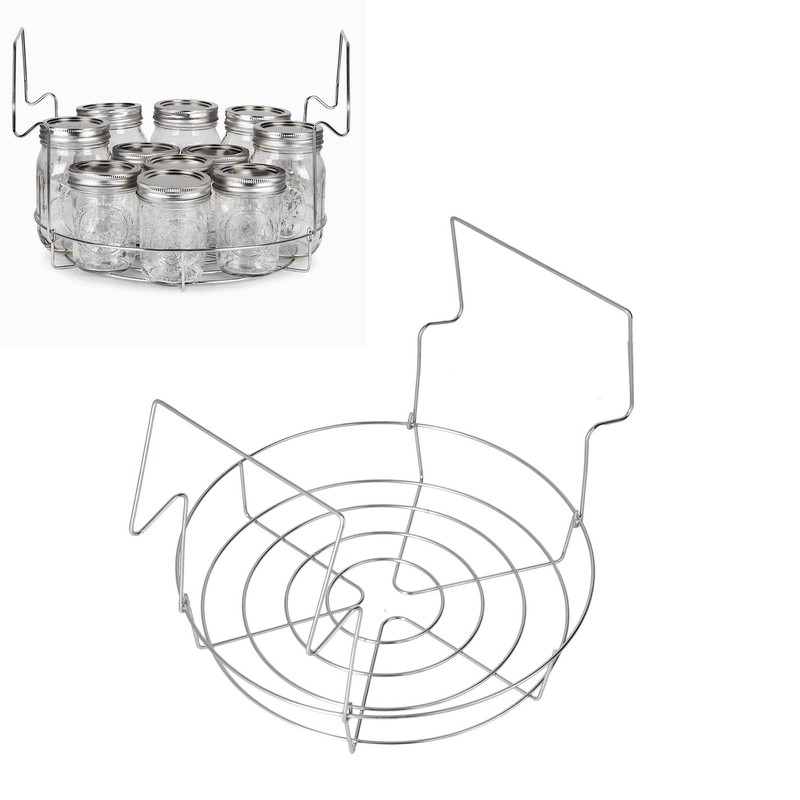 Canning Rack for Hot Water Canner, Stainless Steel Canning Rack,