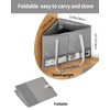 2 Pack Rigid Hanger Organizer, Triangle Hanger Storage with Lid,