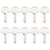 ECSiNG 10pcs 601 Ignition Keys Compatible with Sany Mini Excavator