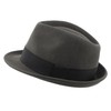 Decentron Men's Wool Felt Winter Hat Short Brim Fedora Hat