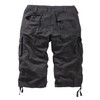 Surplus Trooper Legend 3/4 Mens Cargo Shorts, Black, L