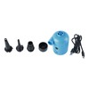 Electric Air Pump Portable Blue Inflator Deflator Pump Perfect for