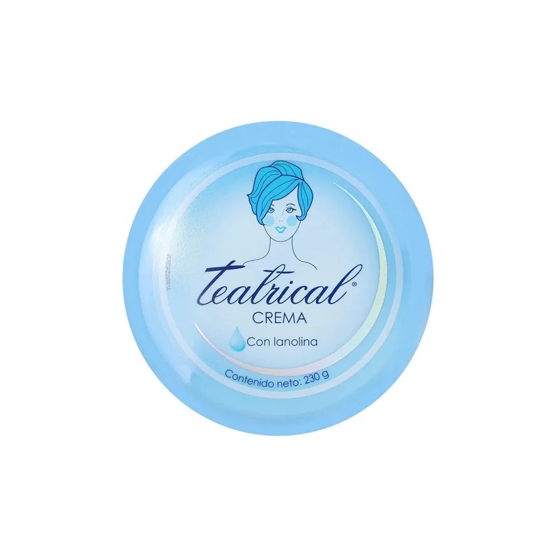 Crema Facial Con Lanolina Tarro Con 230g Teatrical