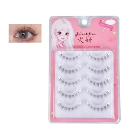 Baby Curve Design, Transparent Skin, One Piece Type, Natural Real Eyelashes, Suitable for Daily Makeup, Reusable Wear-03#