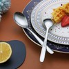 Teaspoons, 6 Piece Spoons Silverware, Stainless Steel Small Spoons, Tea