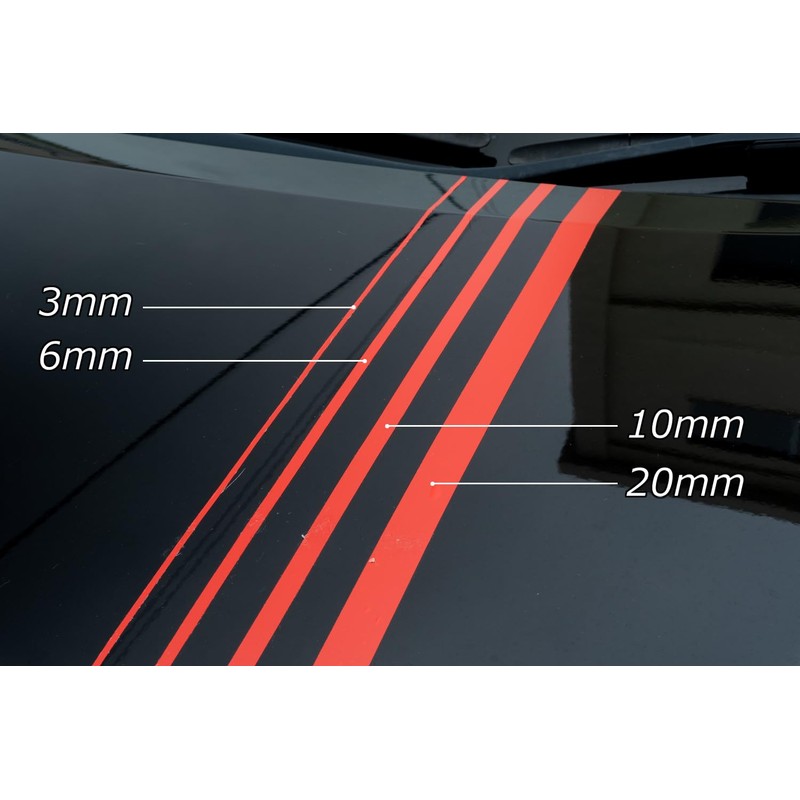 向島自動車用品製作所(Mukojima) MYS カジュアルテープ レッド(6mm×10m) MM-08