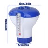 Soap Dispensers Floating Swimming Pool Chemical Chlorine Dispenser with Thermometer