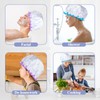 G2PLUS Waterproof Shower Cap, Pack of 2, Double Layer Shower