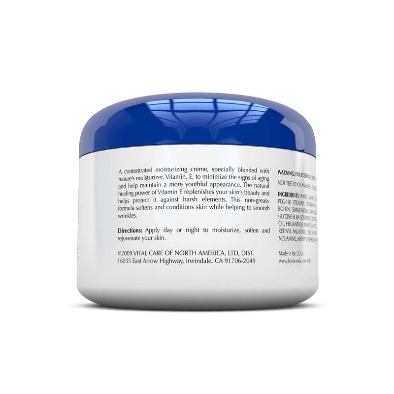 Vital Care Vitamin E Creme Age Defying Antioxidants 8 Oz.