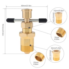 ChgImposs NPT 1/2 NPT 3/4 Upgraded Ferrule Puller, Compression Ring Olive Ring Removal Tool Plumbing Tools