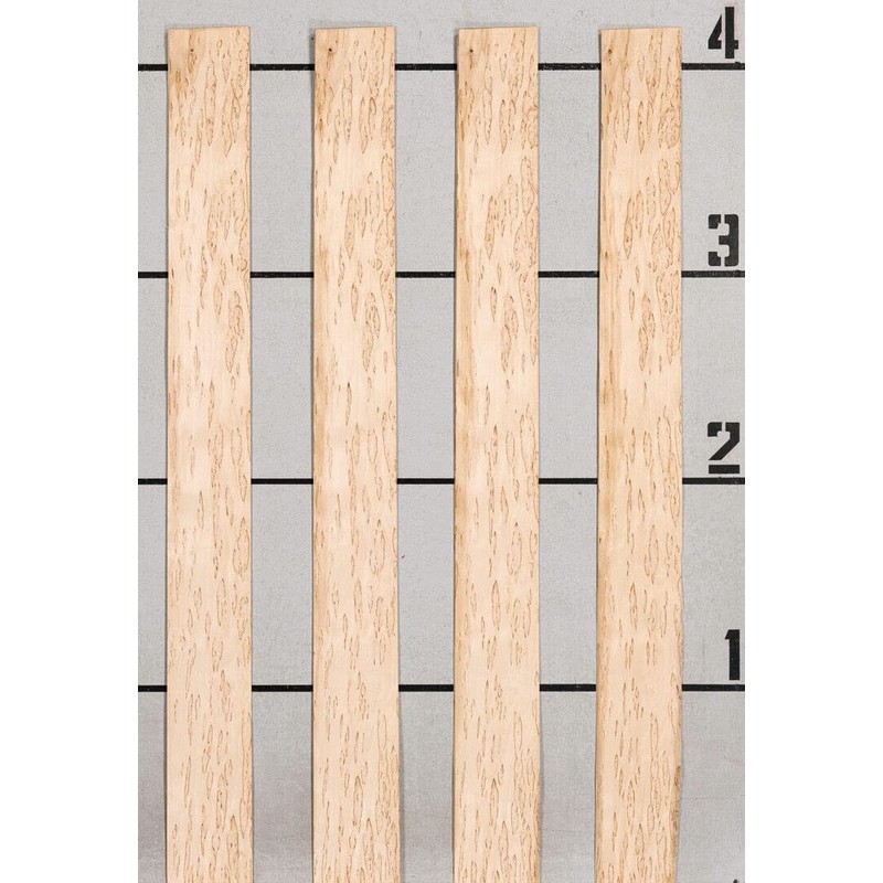 Karelian Birch Wood Veneer 5.5" x 33" raw no Backing