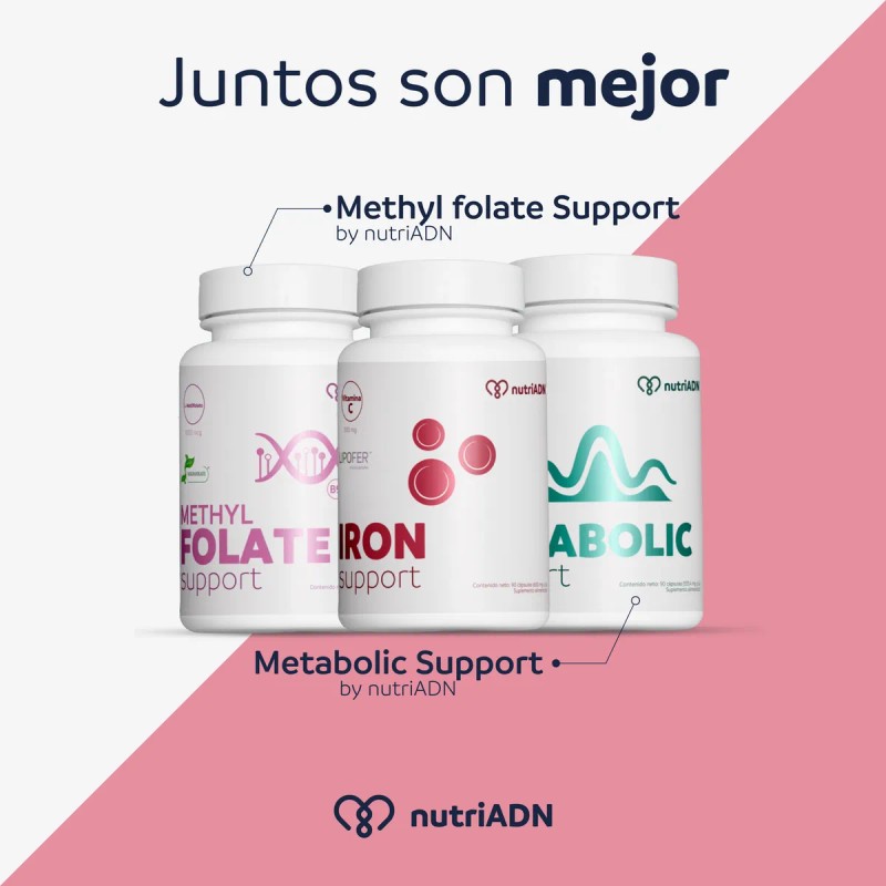 Hierro Suplemento 90 Cápsulas De 600 Mg Pirofosfato Ferrico