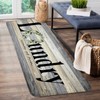BAOMANYI BAOMANYI Laundry Room Rug Runner, Machine Washable Modern Solid