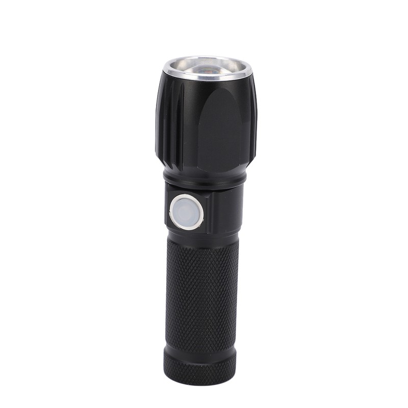 Flash Light P01 Portable Waterproof Black Handheld Flashlights with Data