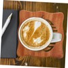 Zerodeko 1Pc Wooden Cup Mat Heat Insulation Coaster for Coffee