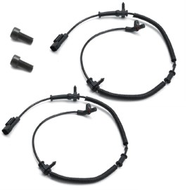 DUZFOREI 2Pcs ALS2587 ABS Wheel Speed Sensor, Replacement for Ram 1500 2013-2018 1500 Classic 2019-2020, Replaces 68170065AB 68170065AC 68170065AD 68170065AE 68267297AA
