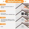 2 Pack 12" x 12" Gable Vent for House Aluminum
