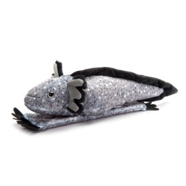 The Petting Zoo Axolotl Stuffed Animal Plushie Slap Bracelet, Gifts for Kids, Slapstix Wildlife Animals, Black Axolotl Plush Toy, 9 inches