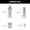 JUPSK Bike Crank Puller, Bicycle Crank Removal Tool Square Crankset