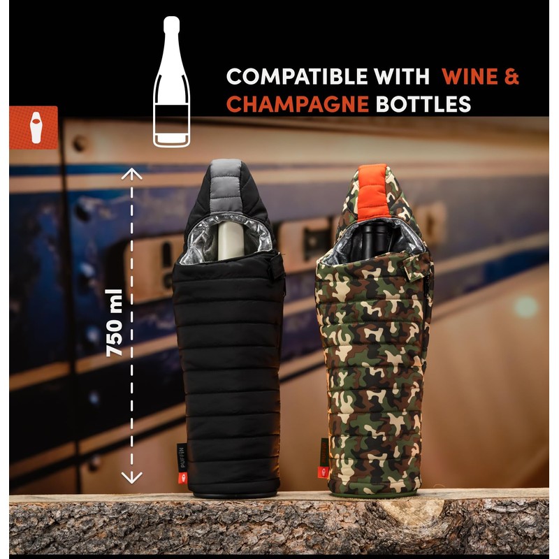 Puffin - The Caddy Wine Bag - Insulated Wine Bottle