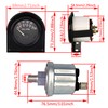 52mm 2 Inch Oil Pressure Gauge Meter Kit with Sensor