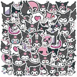 Kromi Sticker Set, 50 Pieces, Cute Waterproof Stickers, Chromi, Sticker Pack, Brand Stickers, Suitcase, Car, Motorcycle, Helmet, Skateboard, Guitar and More