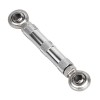 Unbranded Chrome CNC Shift Linkage Mid Controls Shifter Link For