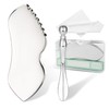 Stainless Steel Gua Sha Facial Tool Set, Face Roller Massager