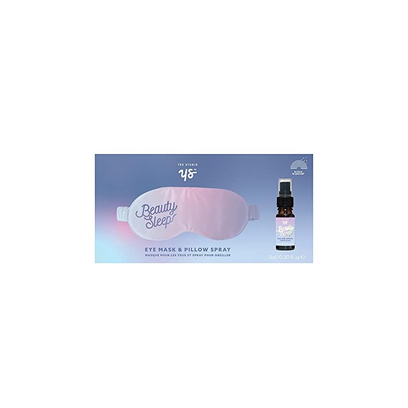 Yes Studio Beauty Sleep Augenmaske und Lavendel-Kissenspray, Geschenkset
