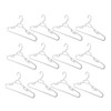 19" Heavy Duty Giant Plastic Hangers – 12 Pack |