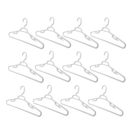 19" Heavy Duty Giant Plastic Hangers – 12 Pack | Extra-Wide Durable Hangers for Large & Oversize Garments