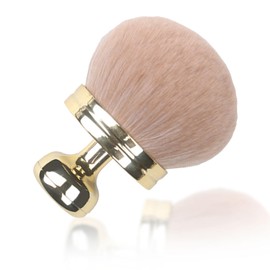 Xiciki Large Tanning Brush Gold Oval Blush Brush Body Brush for Self-Tanning Applicator, perfect for legs, arms, face and body Large makeup brush, even coverage and professional application