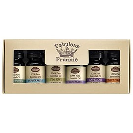 Essential Oil Basic Sampler Set Box 6/10ml - 100% Pure Therapeutic Grade - Great for Aromatherapy