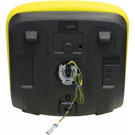 Milsco John Deere 18.80" High Back Seat Fits GT225 GT235 X300 LX172 OEM# AM131157