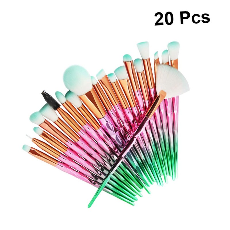 Mikinona Complete Makeup Brush Set 20pcs Makeup Tools Cosmetic Brushes