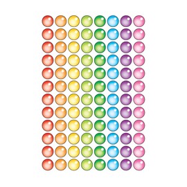 Trend Reward Stickers Rainbow Gel T-46183 800 Pieces Trend SuperSpots Stickers Rainbow Gel