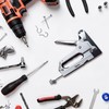 Stapler Nail Gun, Multifunctional: Walls, Cables, Nails - Manual Stapler