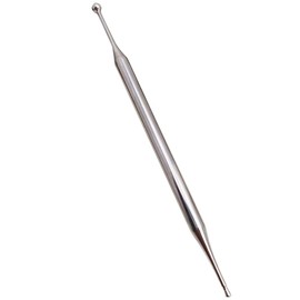 Healvian Stainless Steel Manual Ear Massage Pen Deep Tissue Massage Tool Facial Reflexology Tools Thai Massage Stick for Limbs Abdomen Shoulder Back Neck