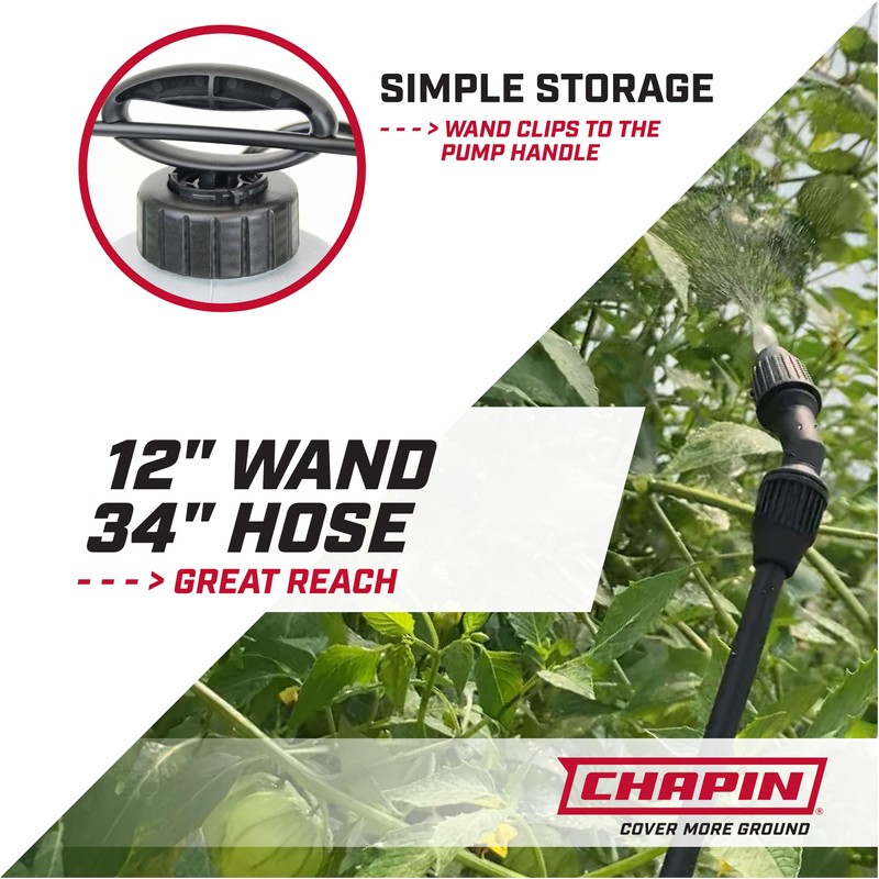 Chapin 16200 2-Gallon Made in USA Garden Pump Sprayer with