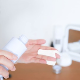 Japanese Organic Cotton Pads 100 Pieces 100% Organic Unbleached [Made in Japan] (2 Packs)