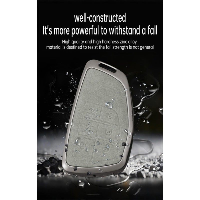 TECART Key Fob Cover with Keychain zinc alloy Key Case