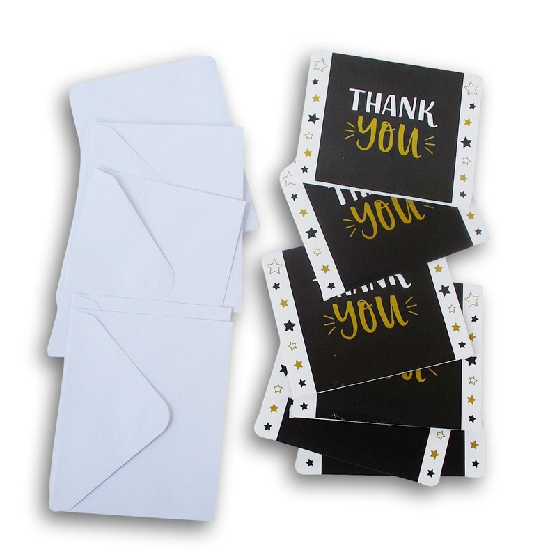Creative Converting Grad Adventure Thank You Cards, 4" x 5",