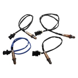 ZFQPTO 670009075 670009076 670002199 670004022 4Pcs O2 Oxygen Sensor Upstream and Downstream Compatible with Maserati Ghibli 2014-2020 Levante 2017-2020 Quattroporte 2014-2020 3.0L 3.8L