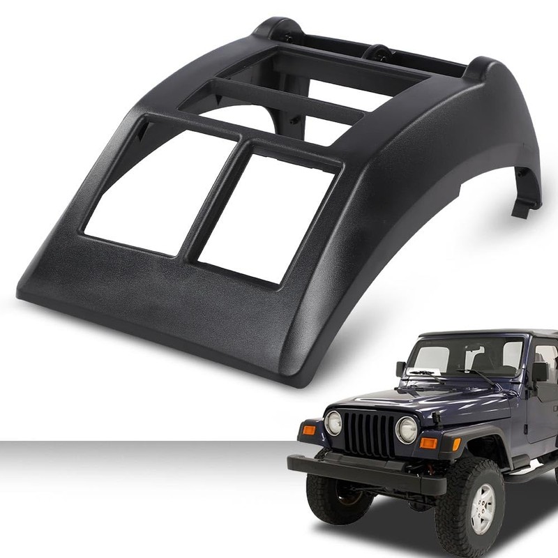 G-PLUS Double Din Radio Dash cover Kit, Compatible with Jeep